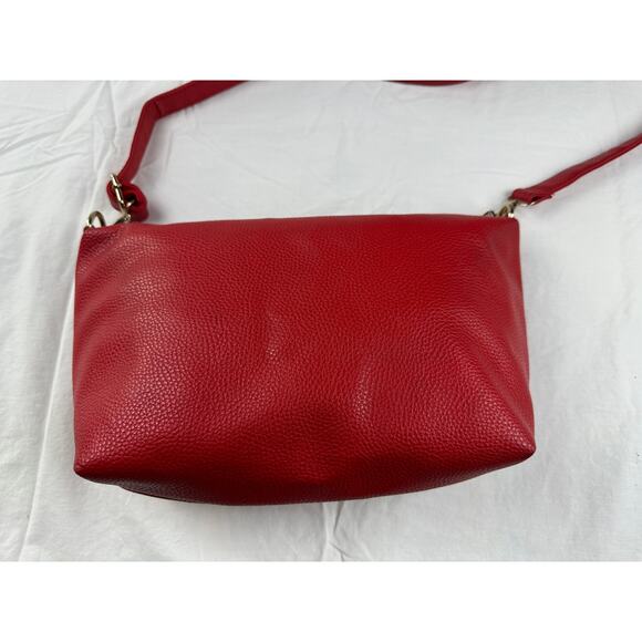 BCBG Cherry Red Vegan Faux Leather - Picture 10 of 13